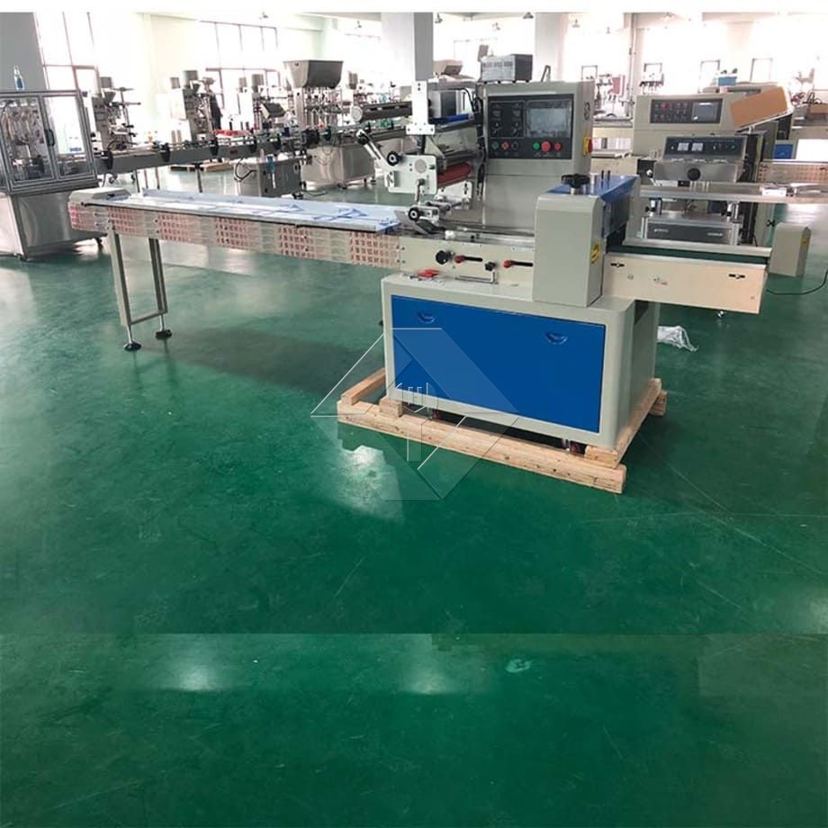 Horizontal Pillow Incense Sticks Noodles Packaging Frozen Fruits Sandwich Food Flow Packing Machine