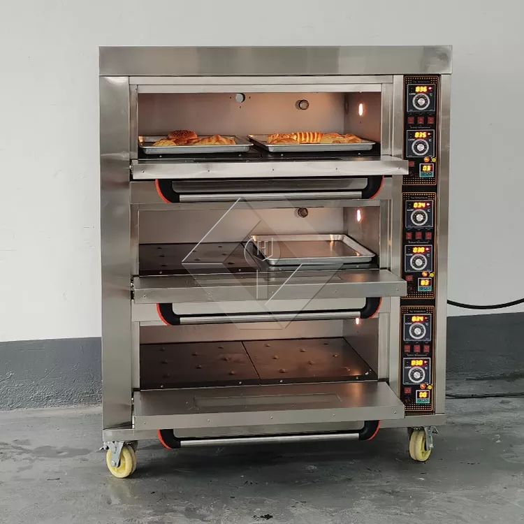 Commercial 4 Deck 16 Tray Bakery Oven