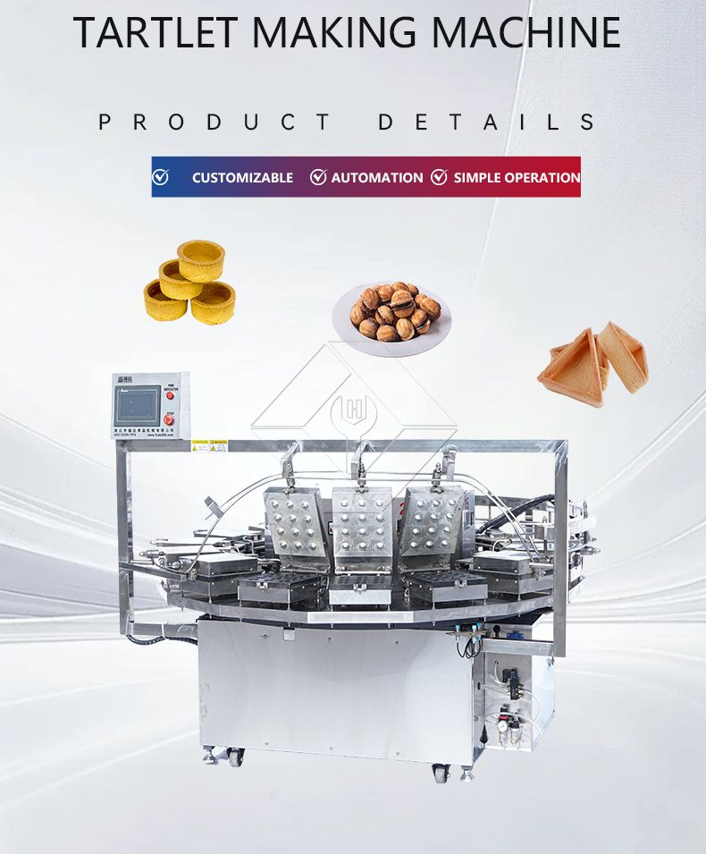 Automatic Tart Shell and Cookie Production Equipment Automatic Tart Shell and Cookie Production Equipment