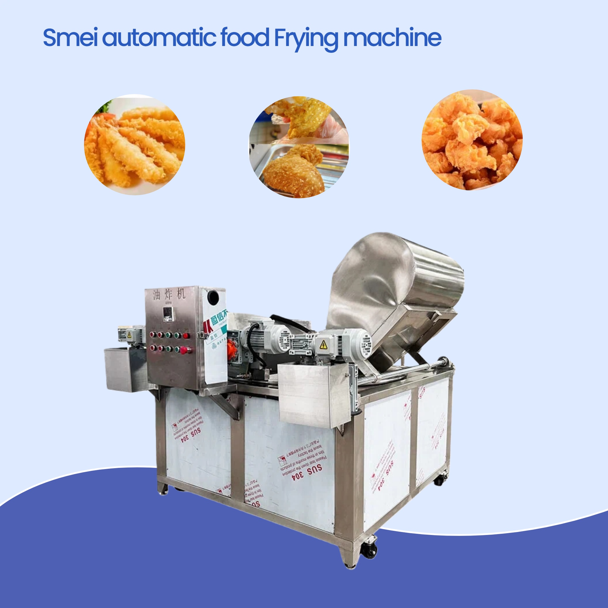 Automatic Fried Snack Donuts Potato Chips Fried Chicken Fryer Supplier