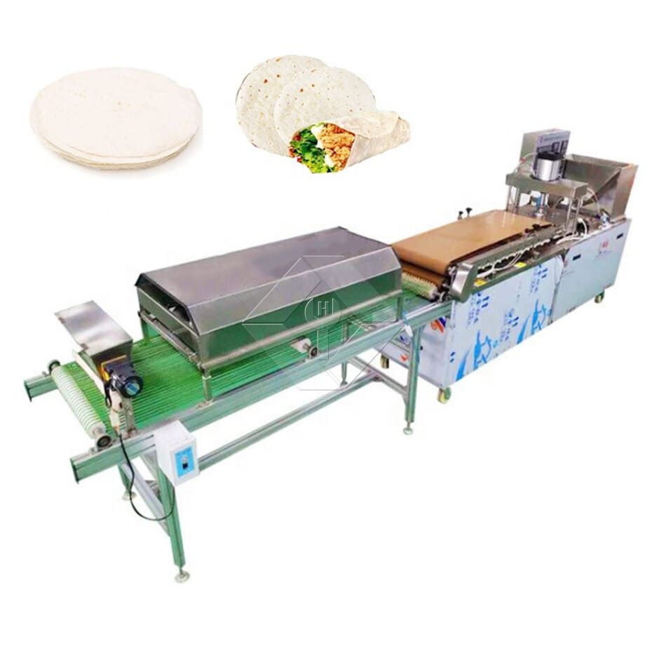 Automatic Pita Bread Chapati Flat bread Pancake Roti Tortilla Roast Duck Pancake Lavash Making Machine
