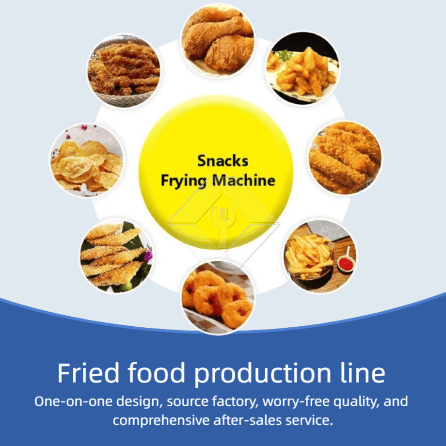 Electric Chicken Fryer Machine Chicken Deep Fryer Machine Automatic Continuous Fryer hamburger Frying Machine with Conveyor