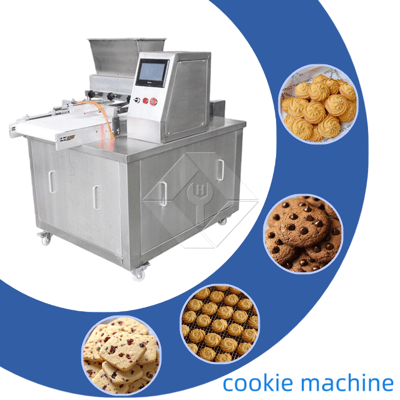 Automatic Shaped Cookie Making Machine with Interchangeable Dies for Customized Biscuit Production and High-Output Industrial Use