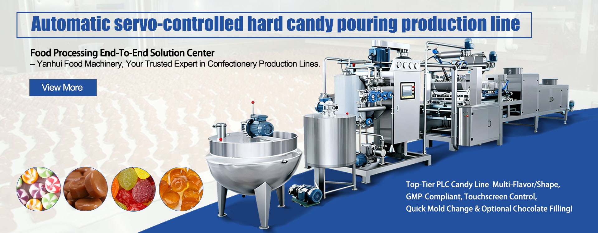 HARD CANDY POURING PRODUCTION LINE
