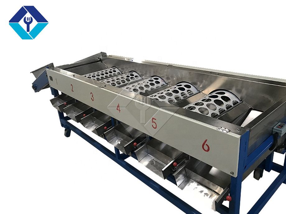 The Processing Capacity of Automatic Fruit and Vegetable Washing and Drying and Grading Line is Generally Between 300kg/H and 3000kg/H. The Processing Capacity of Automatic Fruit and Vegetable Washing and Drying and Grading Line is Generally Between 300kg/H and 3000kg/H.