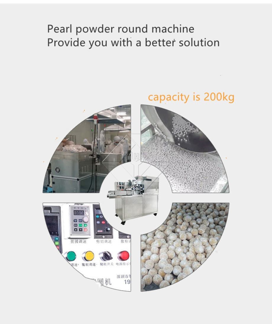 Full Automatic Commercial Tapioca Pearl Machine Tapioca Starch Sago Making Machine