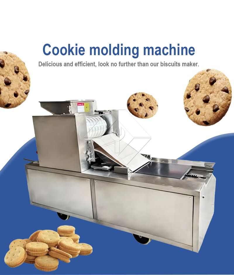 Key features of the main structures of the multi-functional peach shortbread machine