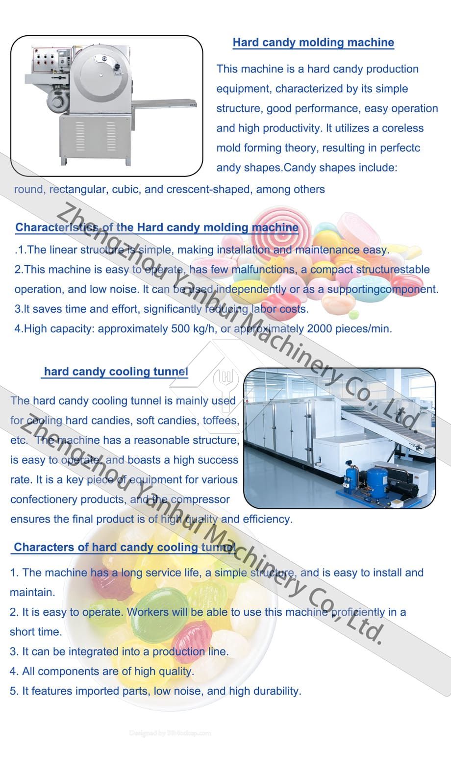 Full Automatic Special Lollipop Confectionery Production Line/hara Candy Making Machine