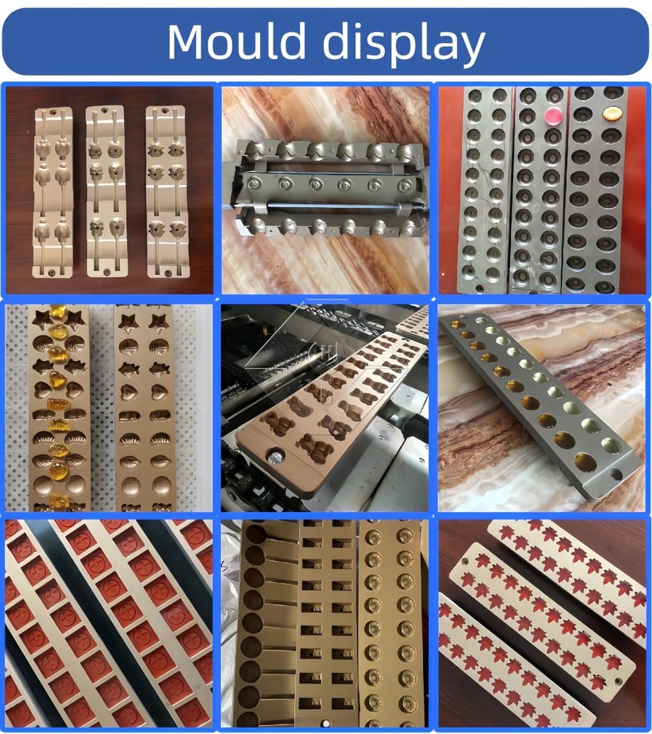 Jelly Gummy Candy Making Machine Automatic Hard Candy Stick Making Machine Lollipop Candy Production Line Jelly Gummy Candy Making Machine Automatic Hard Candy Stick Making Machine Lollipop Candy Production Line