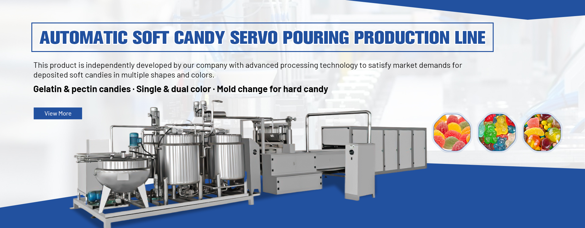 How much do you know about our family's filled gummy candy production line?
