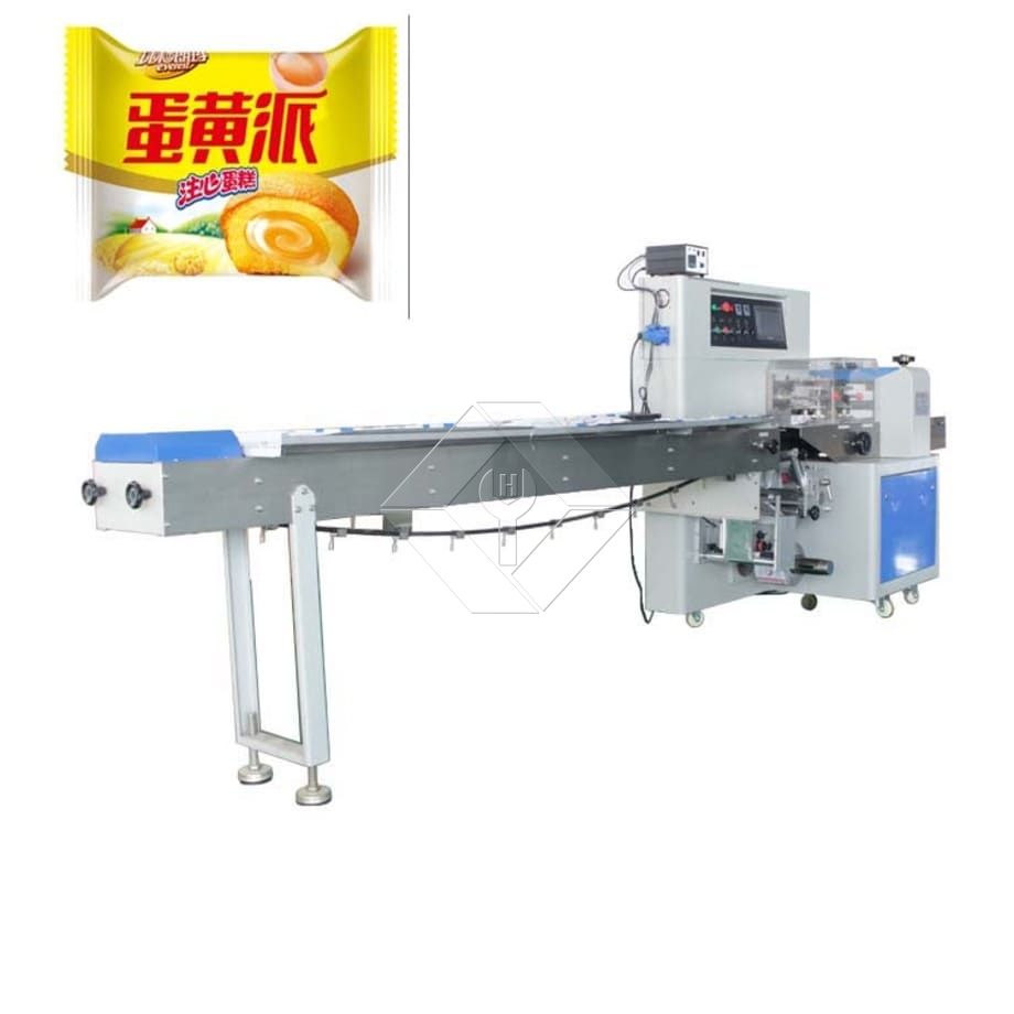 Horizontal Pillow Incense Sticks Noodles Packaging Frozen Fruits Sandwich Food Flow Packing Machine