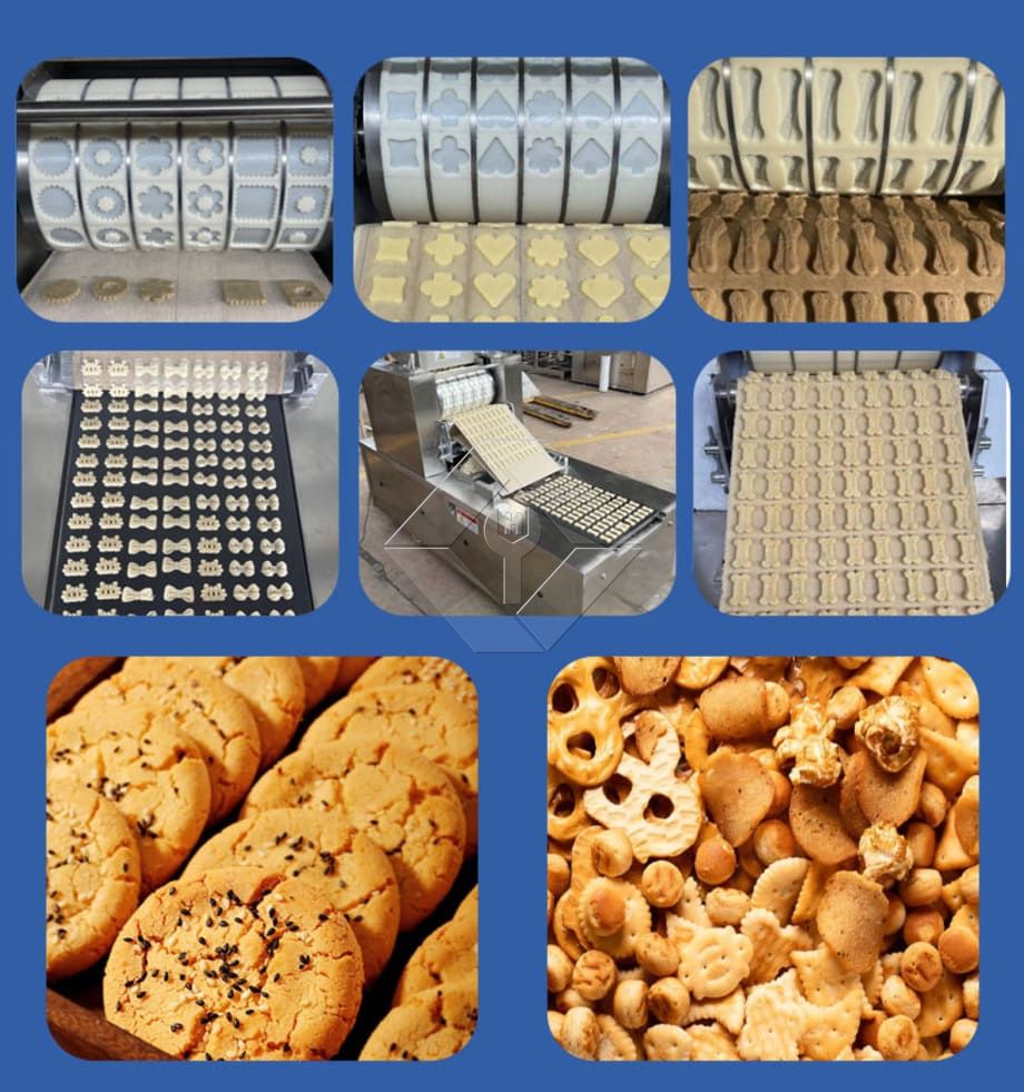 Automatic Biscuit Machine Small Mini Electrical Soft Hard Biscuit Making Machine Peach Pastry Machine Factory Price