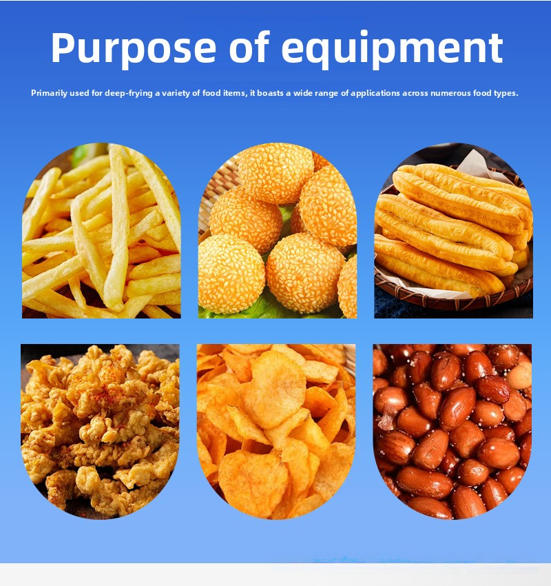 Automatic Fried Snack Donuts Potato Chips Fried Chicken Fryer Supplier