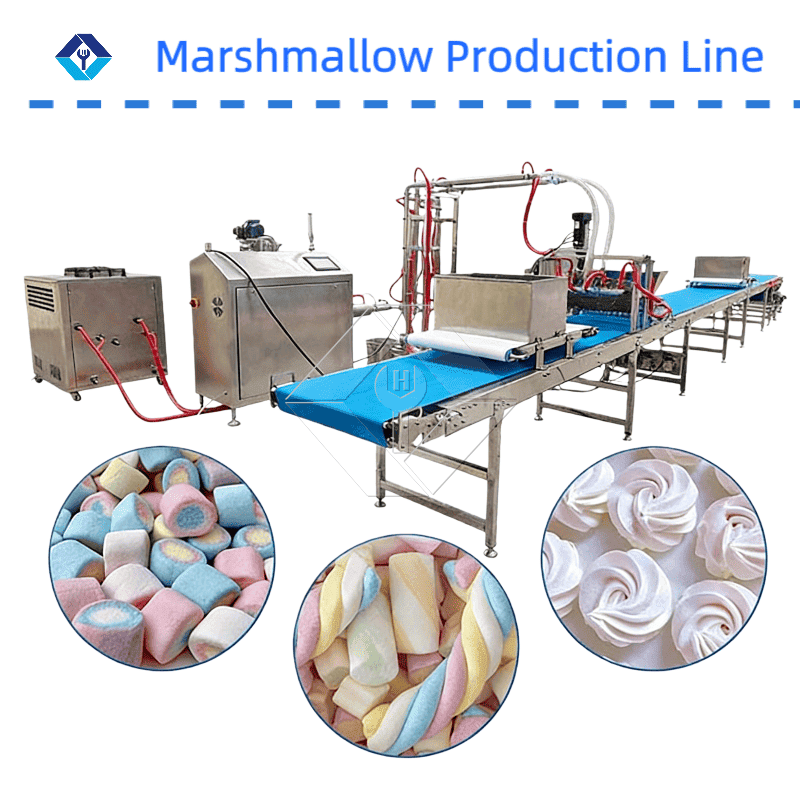 Marshmallow Production Line Energy-saving & Cost-efficient for Candy Making