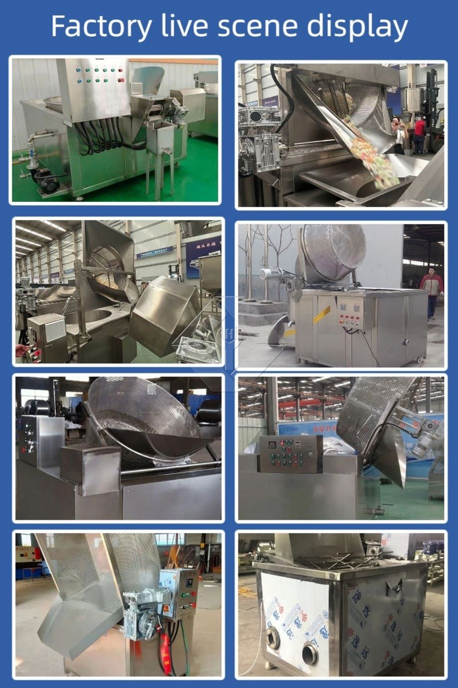 Low Investment Automatic Stirring Frying Machine Deep Fryer High Capacity Batch Frying Machine for Sale Low Investment Automatic Stirring Frying Machine Deep Fryer High Capacity Batch Frying Machine for Sale