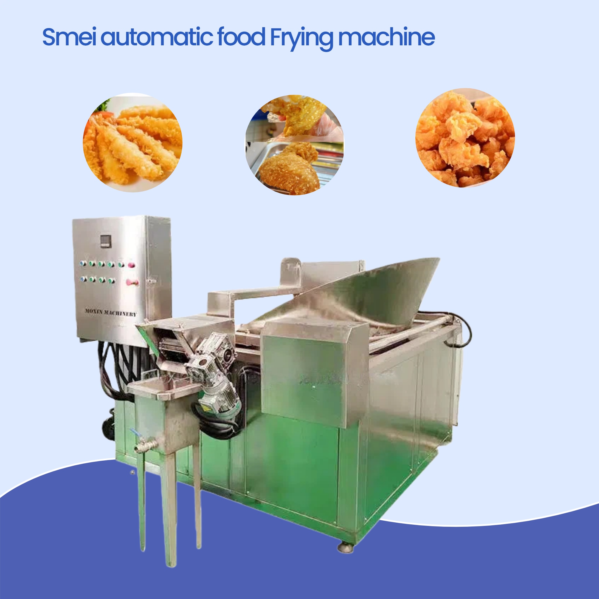Automatic Fried Snack Donuts Potato Chips Fried Chicken Fryer Supplier