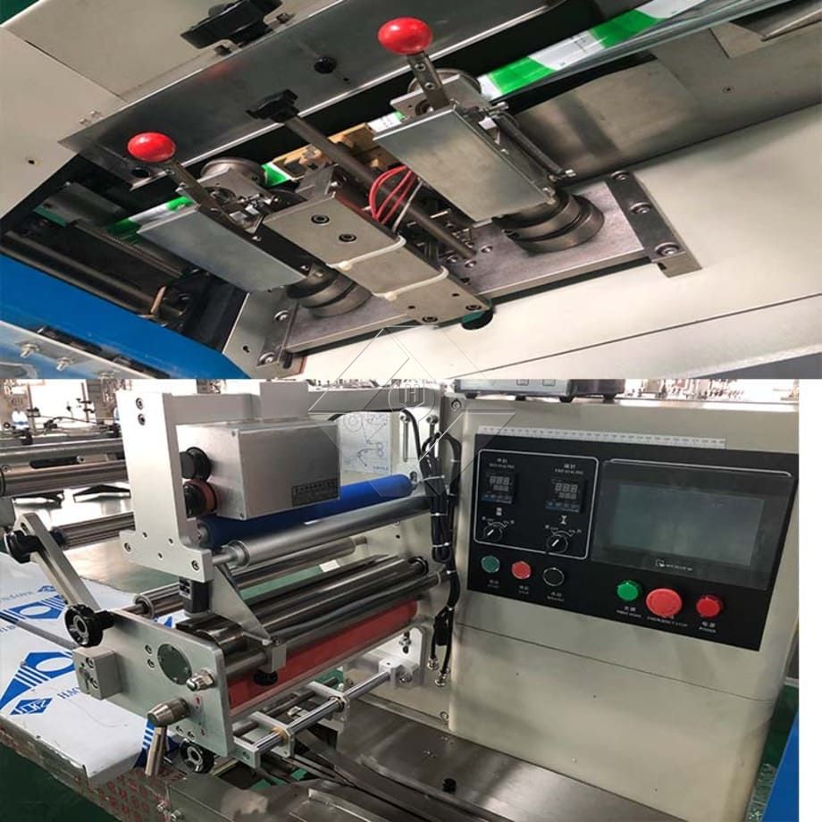 Horizontal Pillow Incense Sticks Noodles Packaging Frozen Fruits Sandwich Food Flow Packing Machine