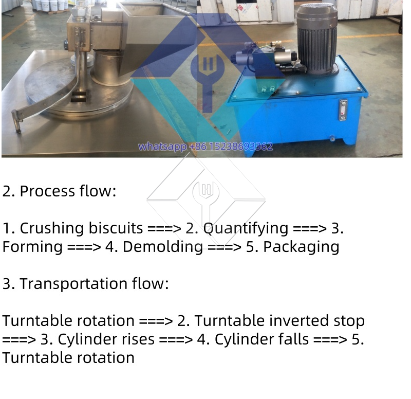 Automatic Industrial Compressed Biscuit Bar Machine Automatic Industrial Compressed Biscuit Bar Machine