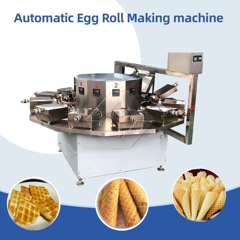 The following is the operating procedure of the fully automatic egg roll machine.