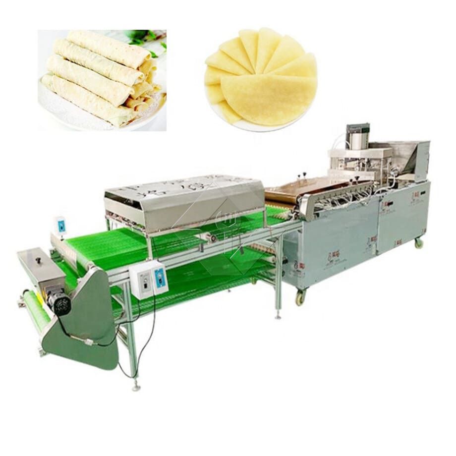 Automatic Pita Bread Chapati Flat bread Pancake Roti Tortilla Roast Duck Pancake Lavash Making Machine