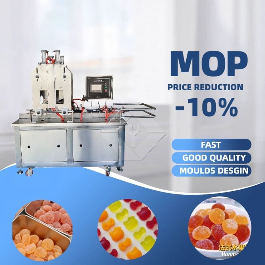 Small Gummy Candy Making Machine Jelly Gummy Bear Machines Small Jelly Candy Production Machine