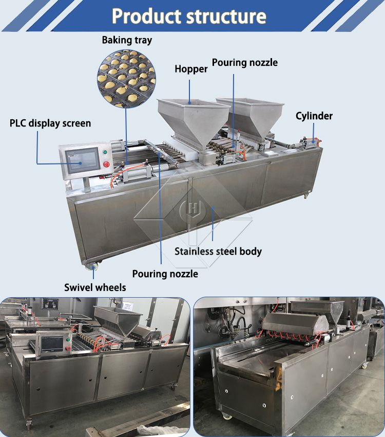 Cake Depositor Layer Cake Cupping Production Line Cake Depositor Layer Cake Cupping Production Line