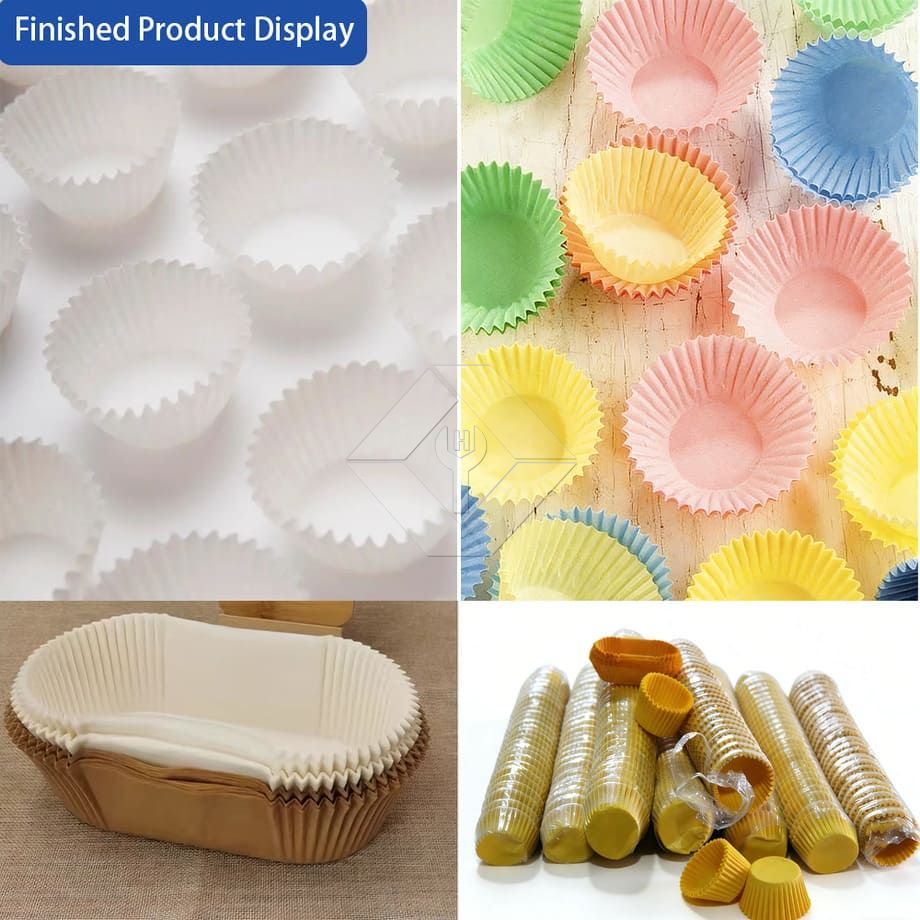 Automatic Muffin Production Line Factory Price Industrial Mini Cup Cake Making Machine to Put Cupcake Papers