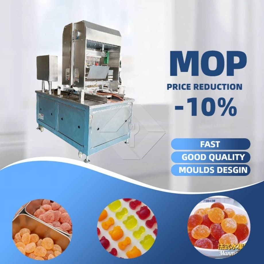 Small Gummy Candy Making Machine Jelly Gummy Bear Machines Small Jelly Candy Production Machine