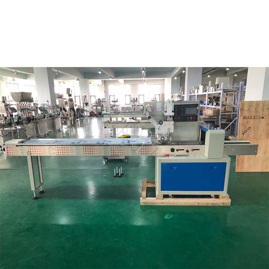 Horizontal Pillow Incense Sticks Noodles Packaging Frozen Fruits Sandwich Food Flow Packing Machine