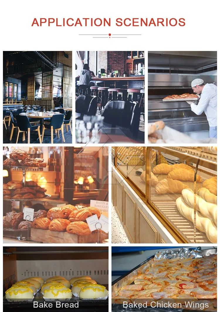 Commercial 4 Deck 16 Tray Bakery Oven