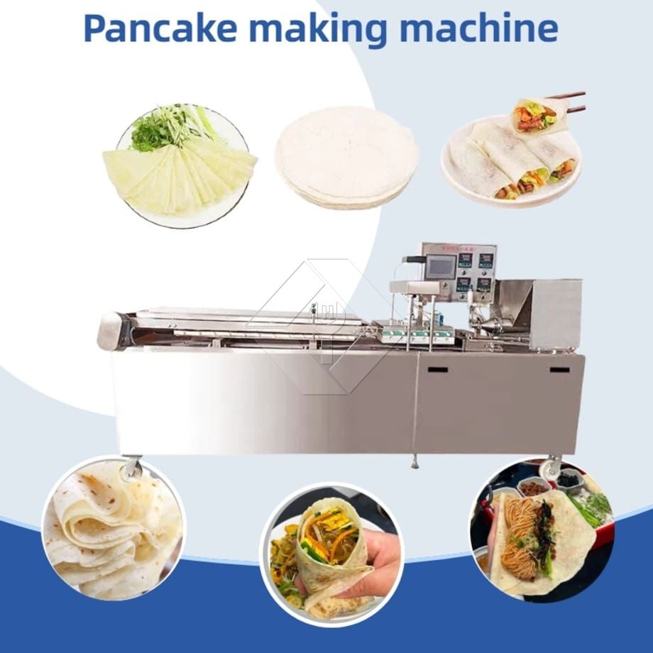 Automatic Pita Bread Chapati Flat bread Pancake Roti Tortilla Roast Duck Pancake Lavash Making Machine