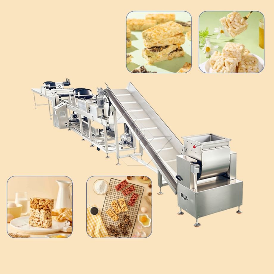 Soft Candy Like Sachima Making Machine/caramel Treats Production Line/for Snack Chinese Factory