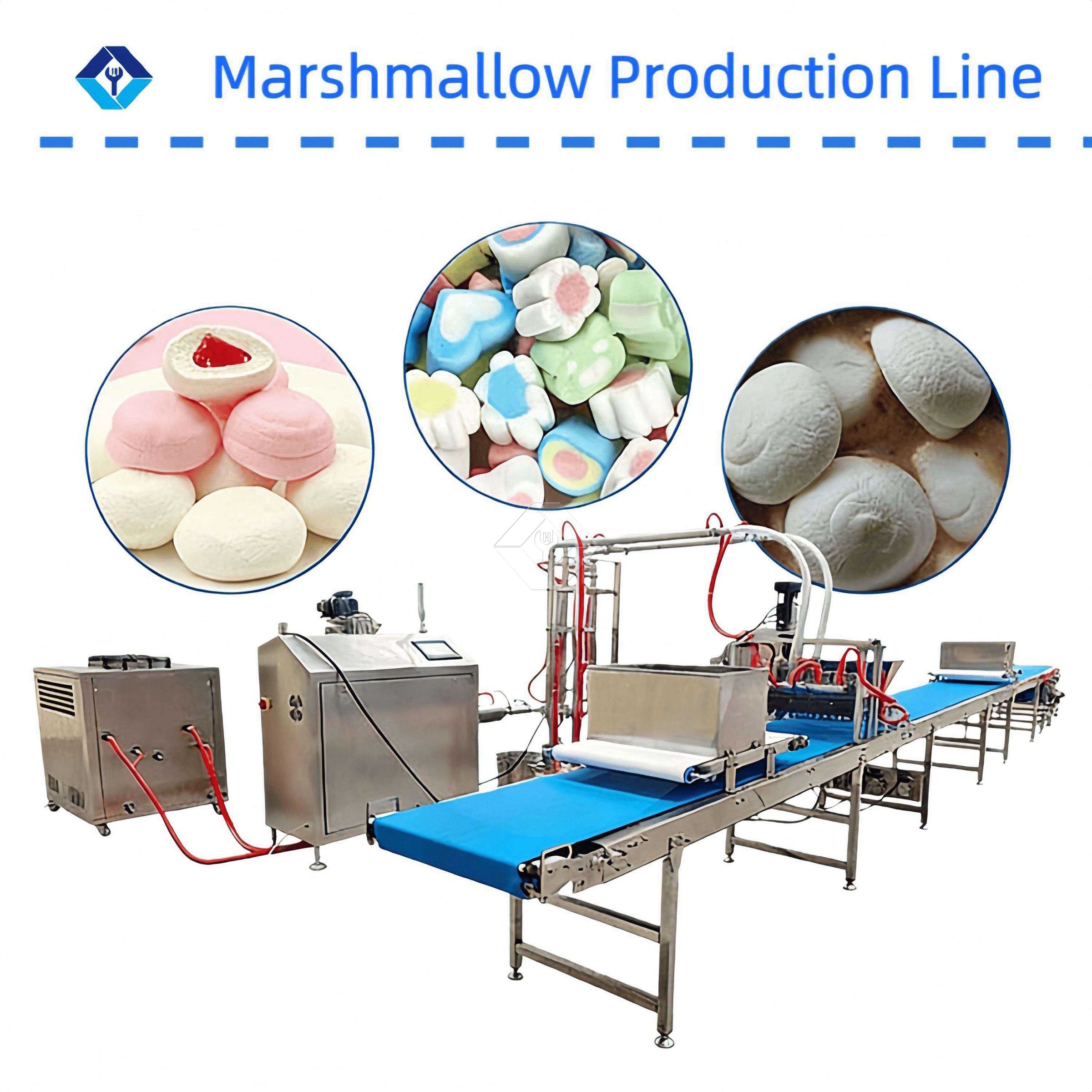 Marshmallow Production Line Energy-saving & Cost-efficient for Candy Making