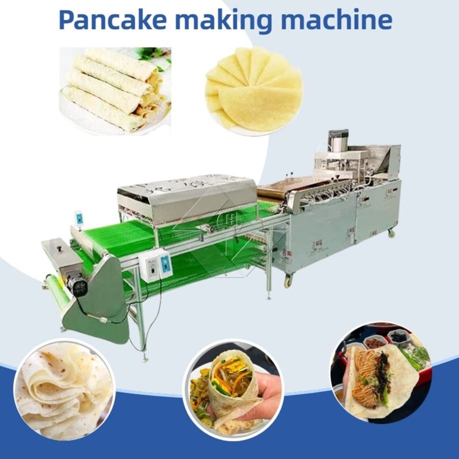 Automatic Pita Bread Chapati Flat bread Pancake Roti Tortilla Roast Duck Pancake Lavash Making Machine