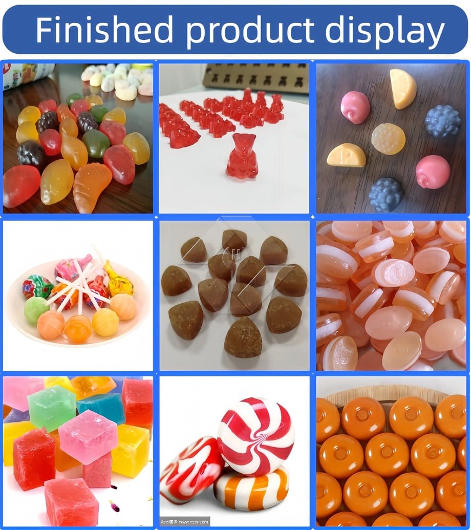 Jelly Gummy Candy Making Machine Automatic Hard Candy Stick Making Machine Lollipop Candy Production Line Jelly Gummy Candy Making Machine Automatic Hard Candy Stick Making Machine Lollipop Candy Production Line