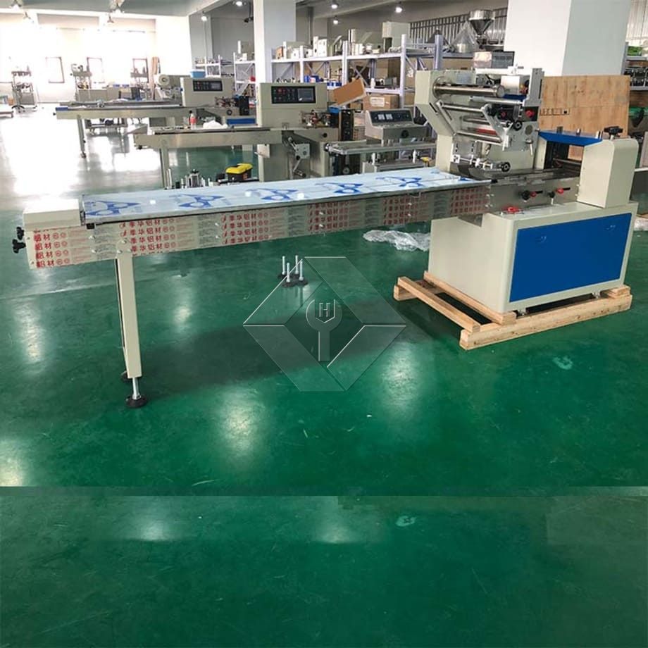 Horizontal Pillow Incense Sticks Noodles Packaging Frozen Fruits Sandwich Food Flow Packing Machine