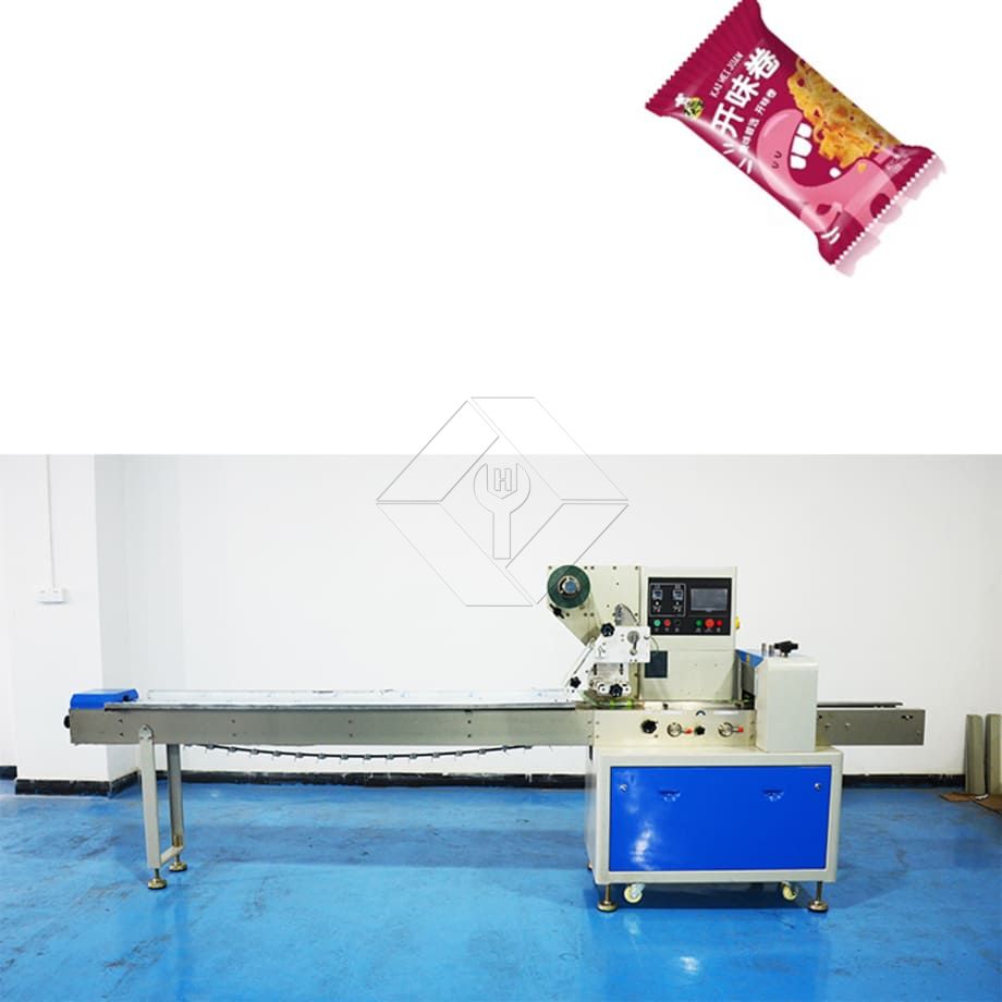 Horizontal Pillow Incense Sticks Noodles Packaging Frozen Fruits Sandwich Food Flow Packing Machine
