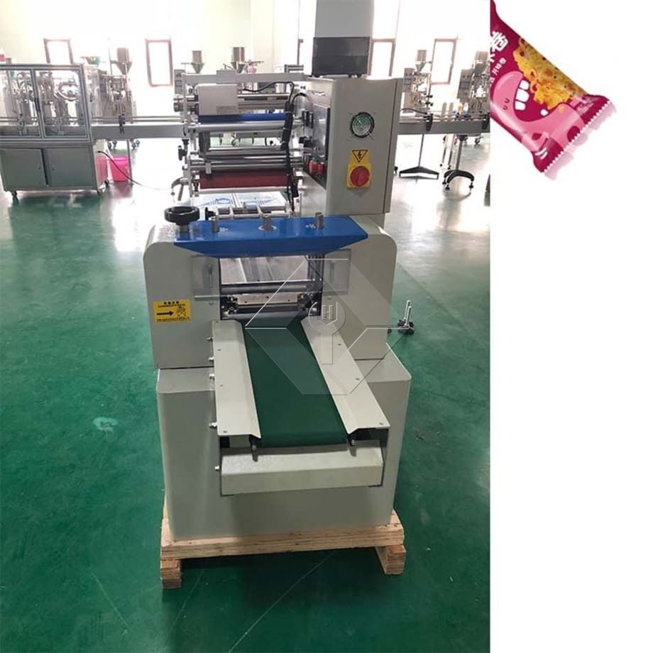 Horizontal Pillow Incense Sticks Noodles Packaging Frozen Fruits Sandwich Food Flow Packing Machine