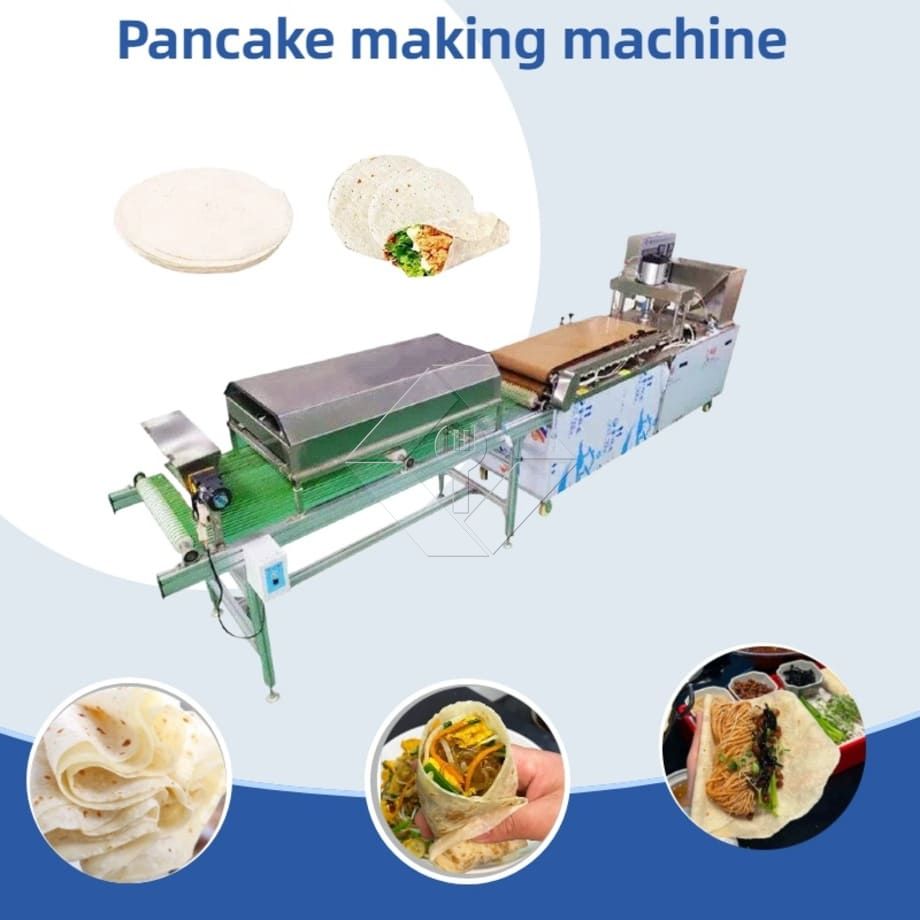 Automatic Pita Bread Chapati Flat bread Pancake Roti Tortilla Roast Duck Pancake Lavash Making Machine