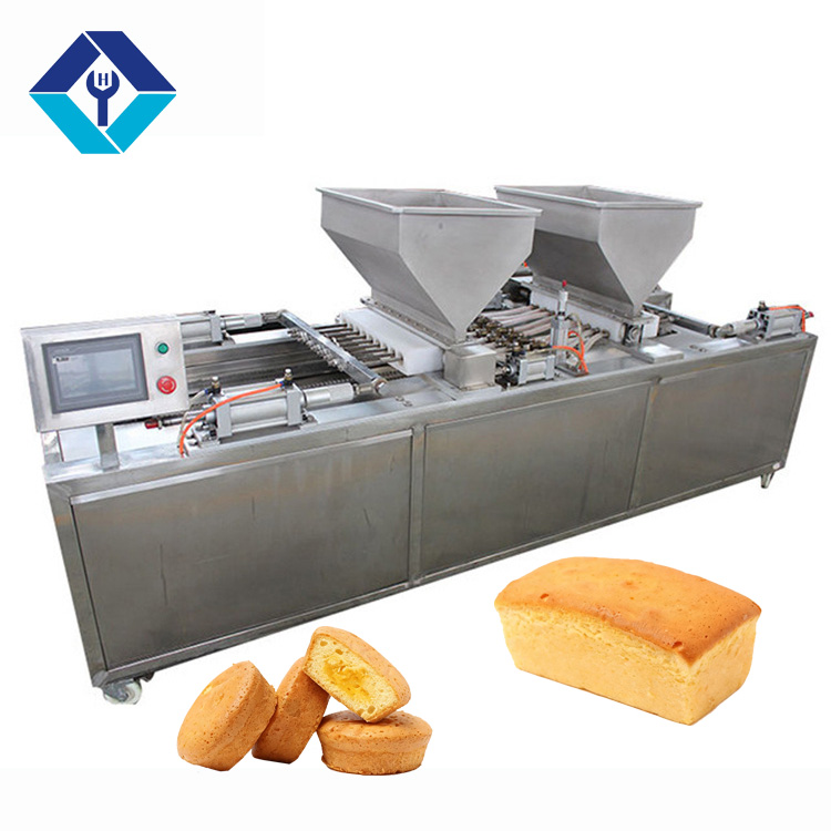 Cake Depositor Layer Cake Cupping Production Line