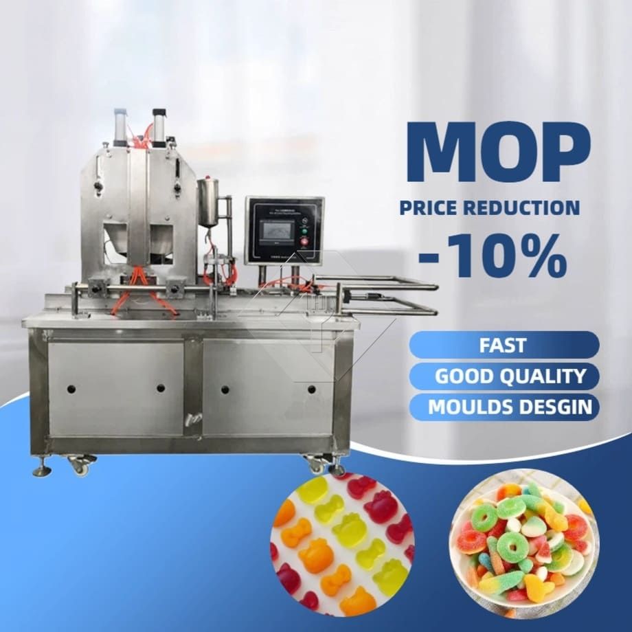 Small Gummy Candy Making Machine Jelly Gummy Bear Machines Small Jelly Candy Production Machine